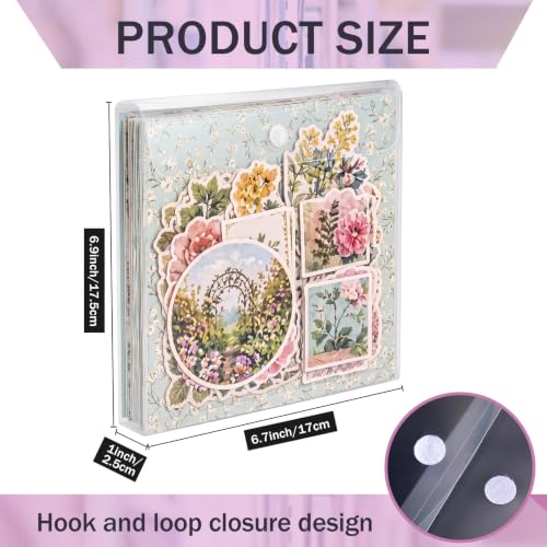 Image of Henoyso 36 Pcs 6 x 6 Inch Scrapbook Paper Storage Organizer, 1 Inch Thick