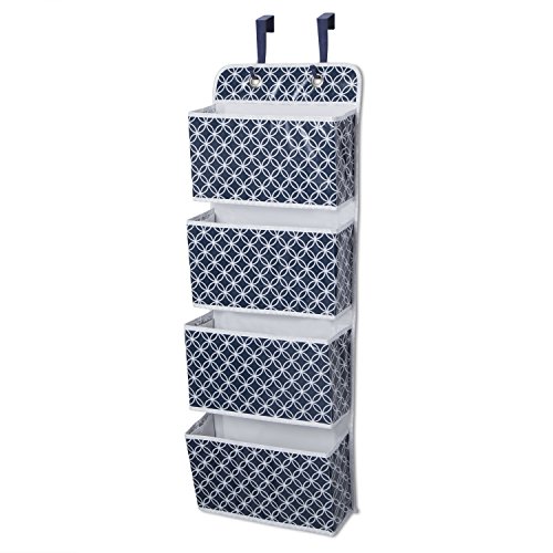 Delta Children Deluxe 4 Pocket Water-Resistant Organizer, Infinity/Navy
