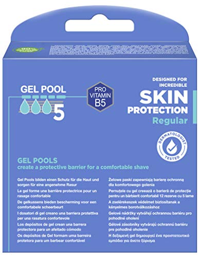 Wilkinson Hydro 5 Skin Protect Regular Rasierklingen für Herren, 12 Stück, 12 Stück - Image 3