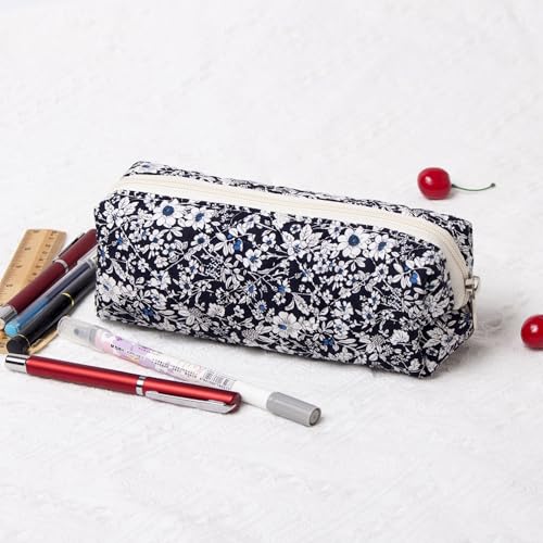 Image of Pencil Case Pen Case Office College School Storage Bag Pouch Holder Box Organizer Makeup Pouch Cosmetic Bag Aesthetic Cute Pencil Case for Girls Boys Kids (Q)