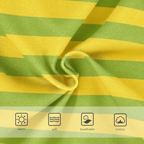 Yellow Grass Green Stripe Toddler Girls's Underwear 2T3