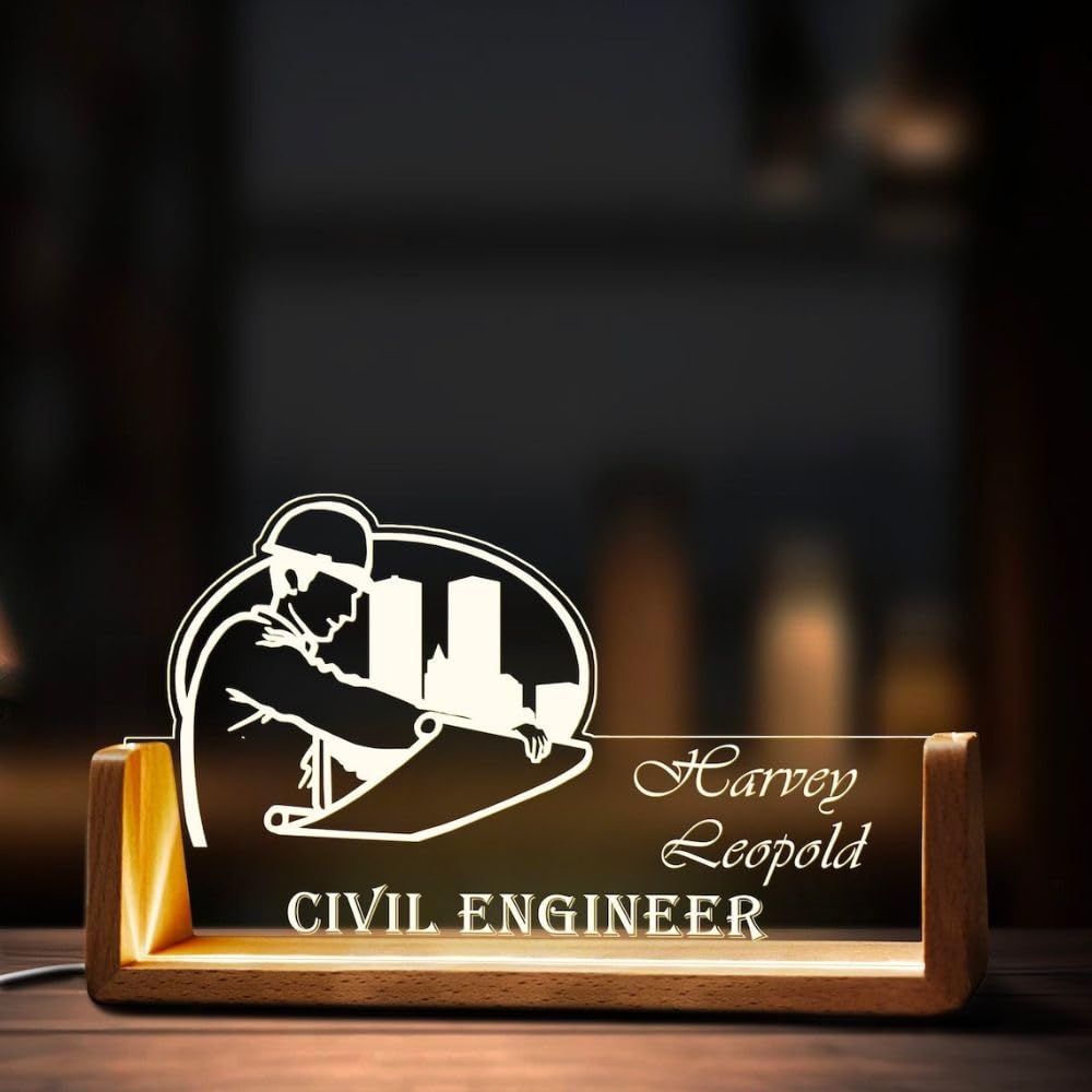 Civil Engineer Desk Name Plate Civil Engineer Desk Name Plate