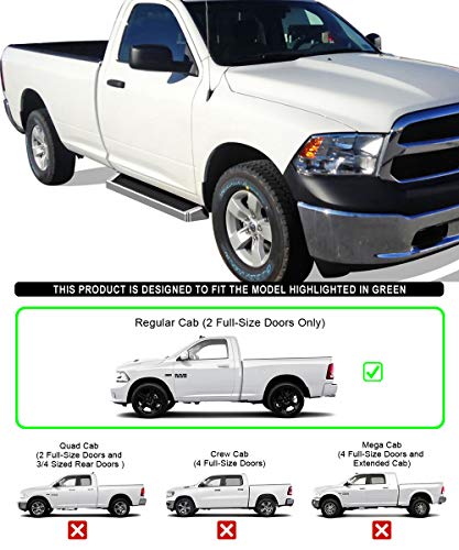 Estribos APS Premium 6in para Dodge Ram 1500 2500 3500 miniatura 2