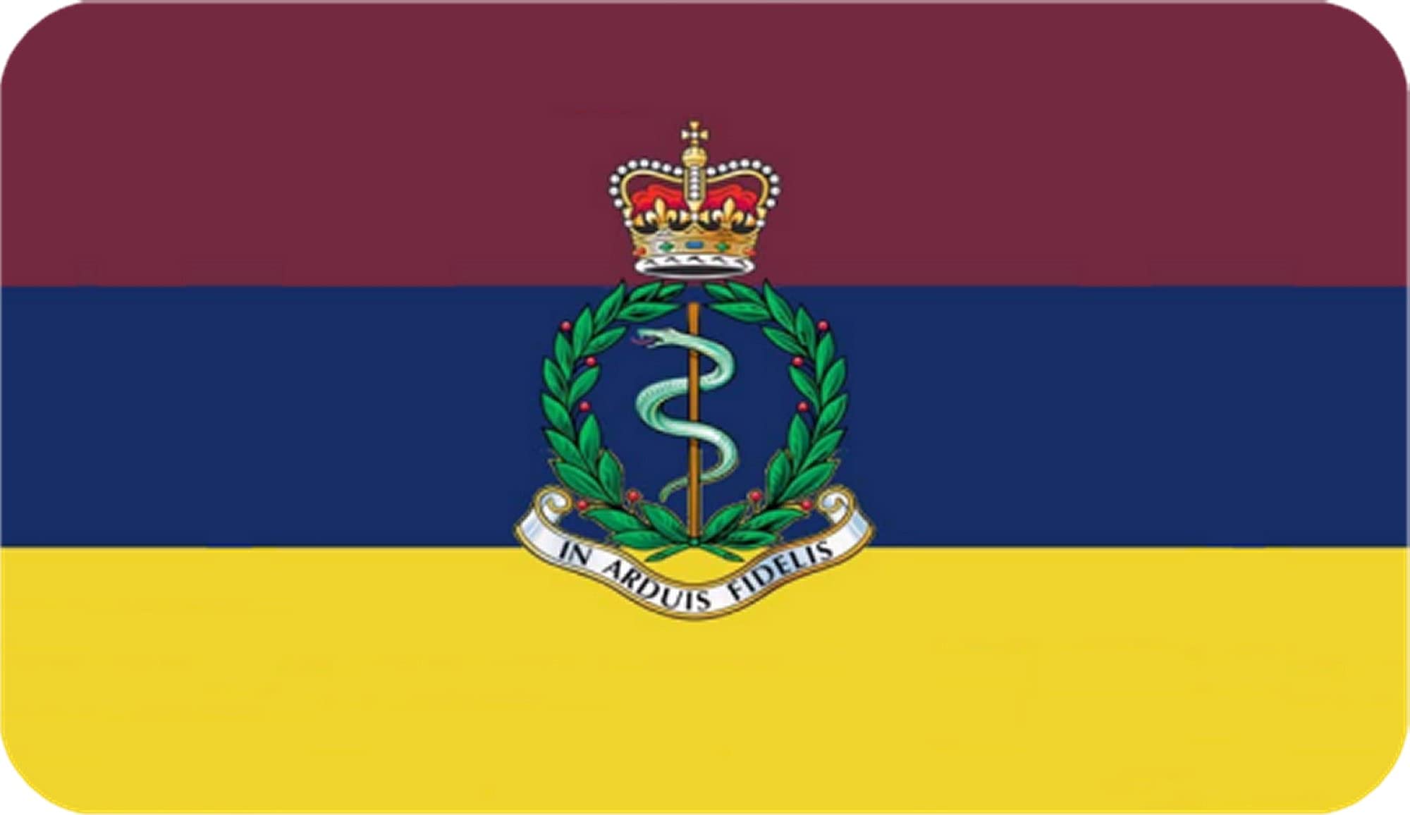 Pj4u Multicolor Royal Army Medical Corps Military Rectangle Fridge Magnet Fantastic Souvenir