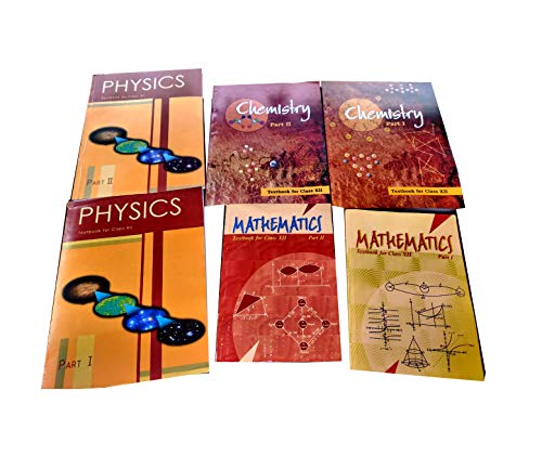 NCERT textbooks class 12th physics part 1&2 chemistry part 1&2 and mathematics combo 2019 set of 6 book