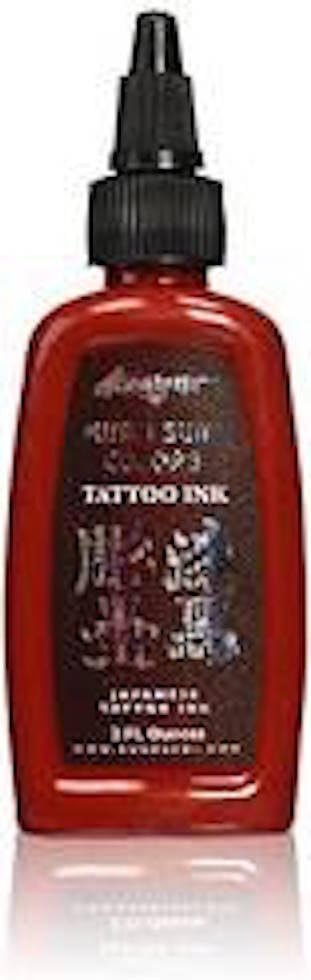 Kuro Sumi Tattoo Ink 1/2oz 1/2 oz ounce (DRAGON’S BREATH RED)