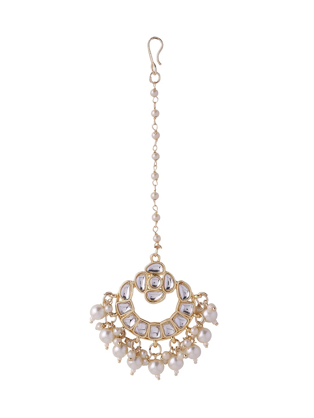 See full amazon price history chart for Shoshaa Womens Brass Gold-Plated Off-White Artificial Stone-Studded Beaded Maang Tikka, Gold, OneSize Shoshaa Womens Brass Gold-Plated Off-White Artificial Stone-Studded Beaded Maang Tikka, Gold, OneSize (B09TZTGMC2) Amazon Price History, Amazon Price Tracker