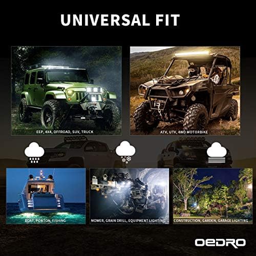 Image of OEDRO 22 Inch LED Light Bar Quad-Row Spot Flood Combo w /Wiring Harness