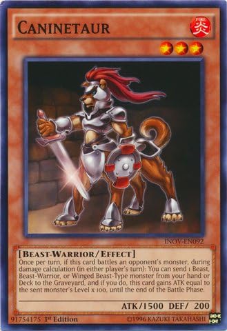 Yu-Gi-Oh! - Caninetaur (INOV-EN092) - Invasión Venganza - 1 Edición - Común