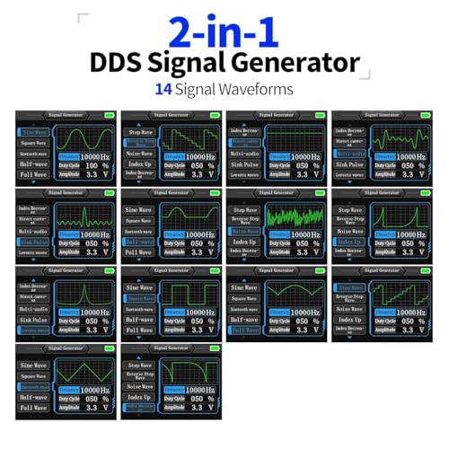 Image of FNIRSI DSO153 2 in 1 Handheld Oscilloscope /DDS Signal Generator, Digital Portable Automotive Oscilloscope with 2.8 inch TFT, 1MHz Bandwidth, 5MS /s Sampling Rate, Trigger Function Auto /Nomal /Single