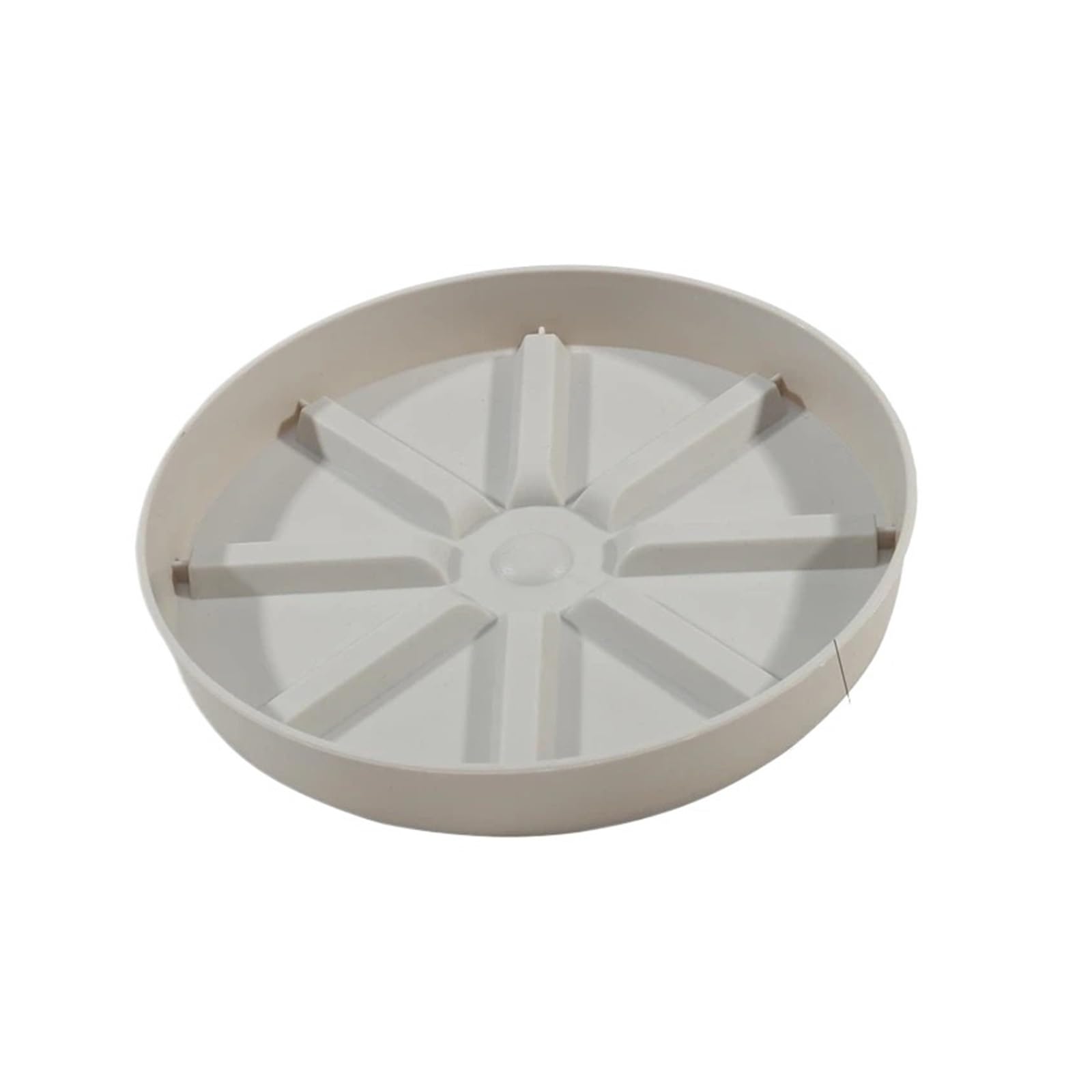 DFGRGRV Plant Saucers Flowerpot Base Plate Home Garden Thickened Flower Pot Heavy Duty Resin Tray Saucers Drip Trays Indoor Outdoor Plant Saucer(Beige 153.0mm)