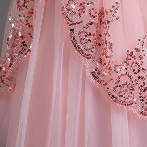 Ttyaovo Girl Flower Dress Birthday Wedding Pageant Parrty Long Gown Size 150 thumb #5
