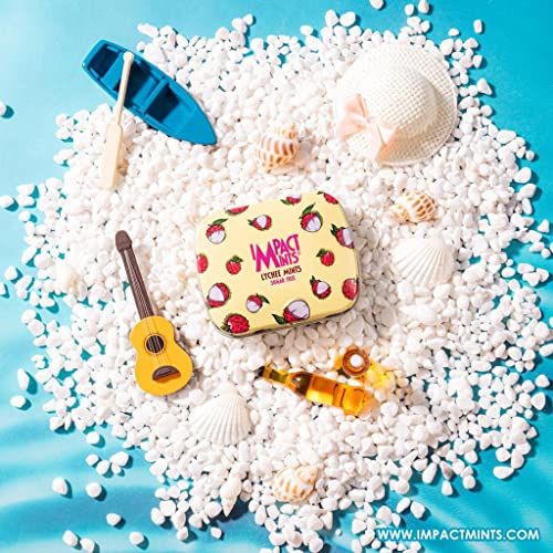 Image of inchIMPACTMINTS inch Sugar Free Assorted Flavour Mints - Lychee, Watermelon & Pineapple Summer Edition (14g Each, Pack of 3)