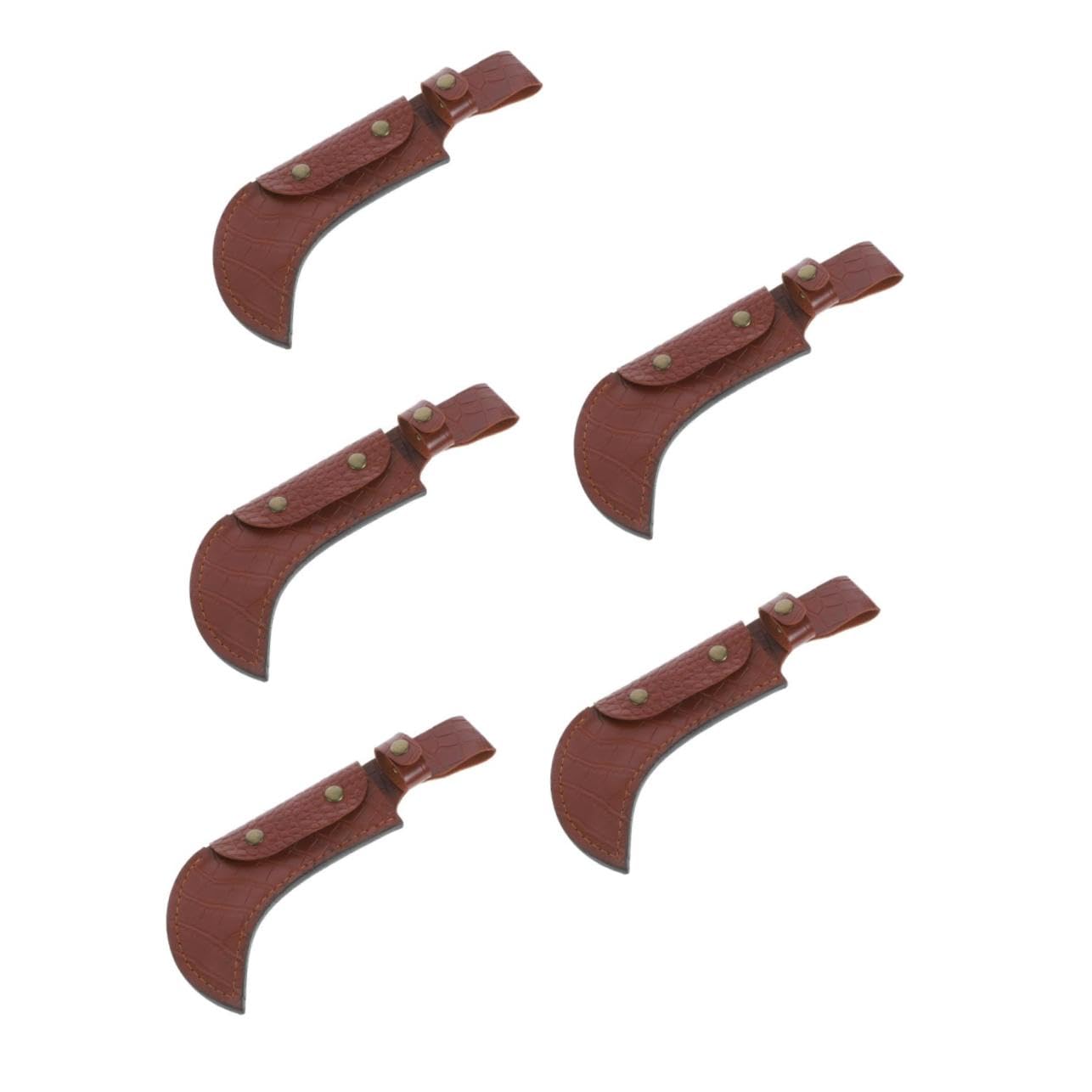 5piezas Cuchillo Multifuncional Funda De Pu Para Protector De De Melón y Accesorio De Cocina Práctico y