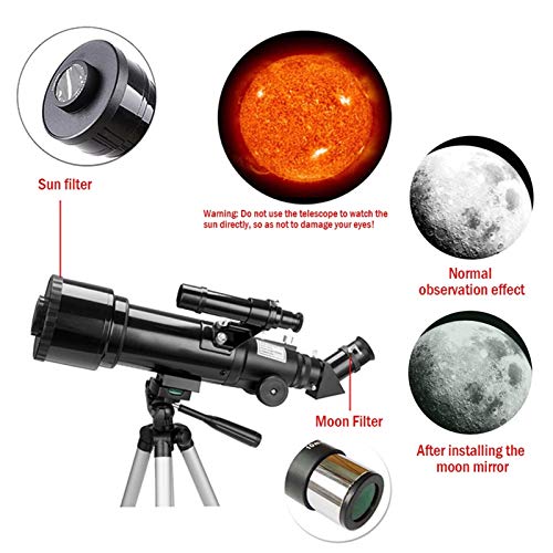 Telescopio Reflector YXCKG 70 mm para Astronomía miniatura 5