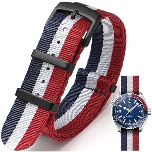Image of Military Ballistic Nylon Watch Band Heavy Buckle 18mm 20mm 22mm 24mm Thick G10 Premium Nylon Watch Bands Smart Watch Replacement Band Strap for Men Women