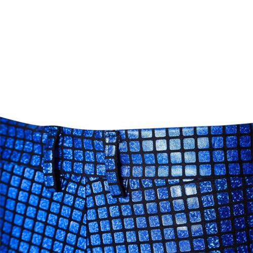 Mens Disco Pants 70s Retro Night Club Shiny Straight Leg Party Metallic Pants Vintage Dance Sequins Jogger Trousers4