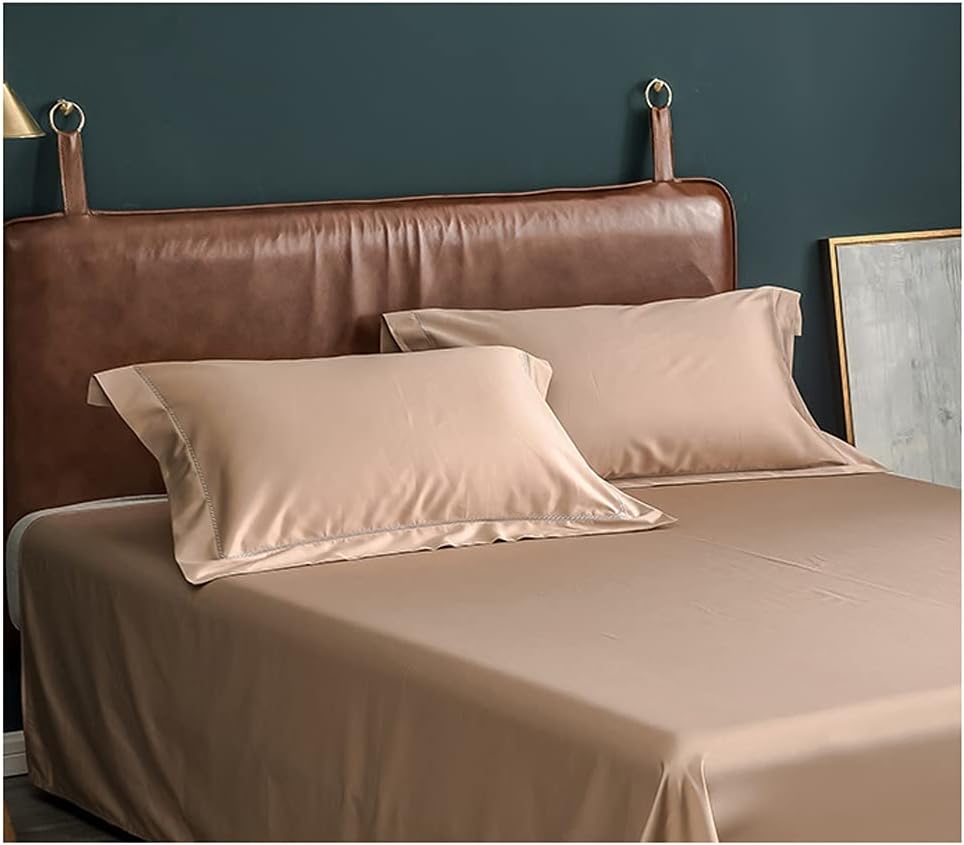Silk Pillowcase Cover 48cmx74cm Solid Color Natural Silk Pillow Case Bedding Pillow Cover Easy to Clean(Style D)