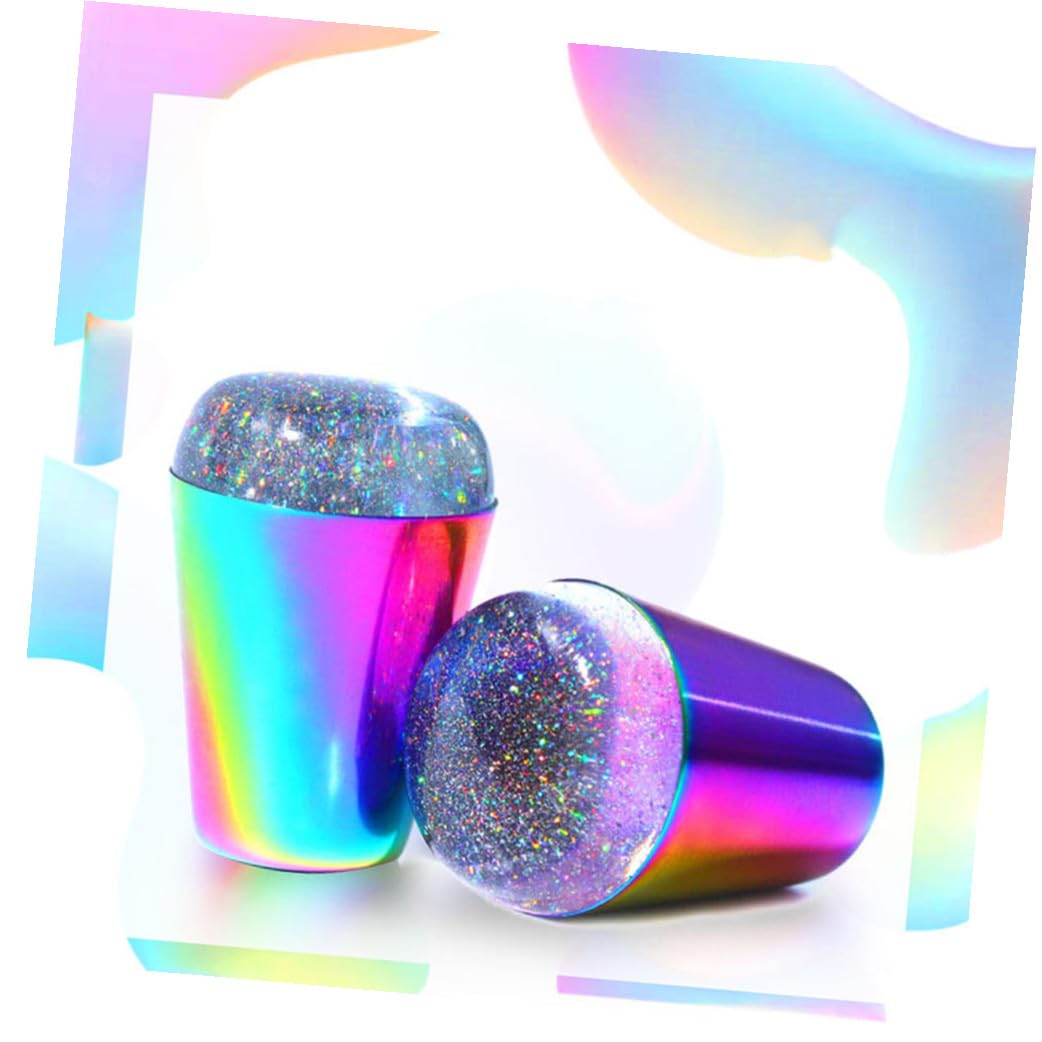 FRCOLOR 6pezzi Timbri Per Unghie Trasparenti Per Nail Art Strumenti Di Stamping Per Manicure Per Principianti Design Elastico e Visibile