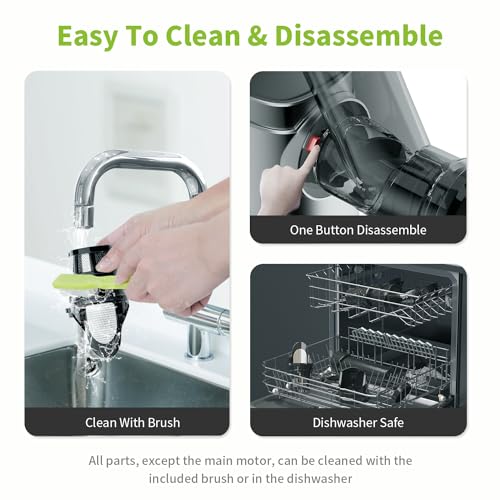 Aeitto Cold Press Juicer Machines, 3.6 Inch Wide Chute, Large Capacity, High Juice Yield, 2 Masticating Juicer Modes, Easy to Clean Slow Juicer for Vegetable and Fruit, Silver