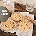 Soap Packaging Set 100 PCS | Soap Wrapping | Translucent Paper Bags with Handmade Sticker Labels and 120-ft. Natural Jute Twine. Great Packaging for Soap, Crafts, Cookies & Baked Goods.