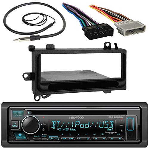Kenwood Single DIN Bluetooth SiriusXM Ready CD Player Car Stereo Receiver, Radio Wiring