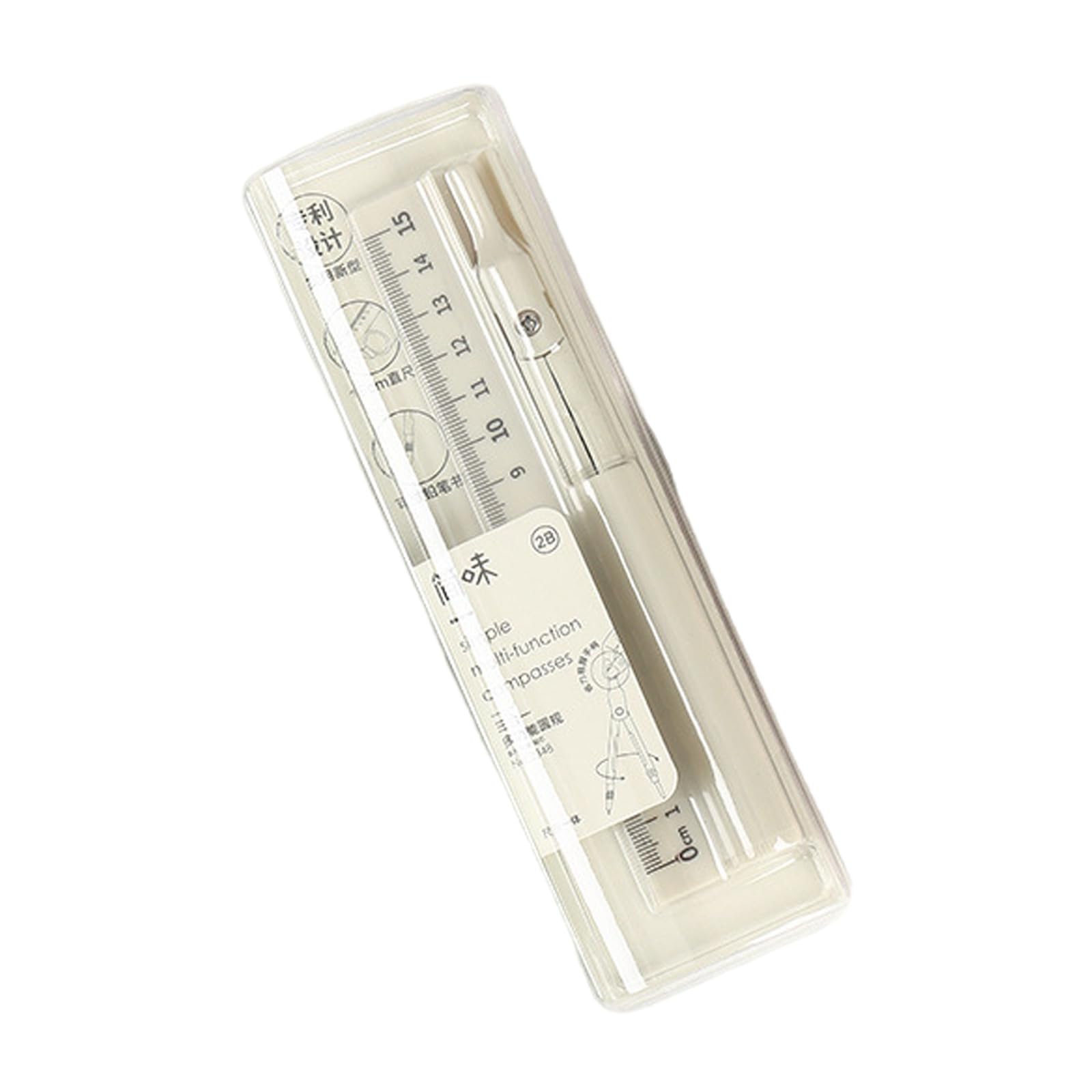 Hsioluted Yellow 3 In 1 Multifunctional Compasses Ruler And Pencil Multitool For Students Engineers And Artists Multipurpose Drawing Tool Straight Ruler With Pencil