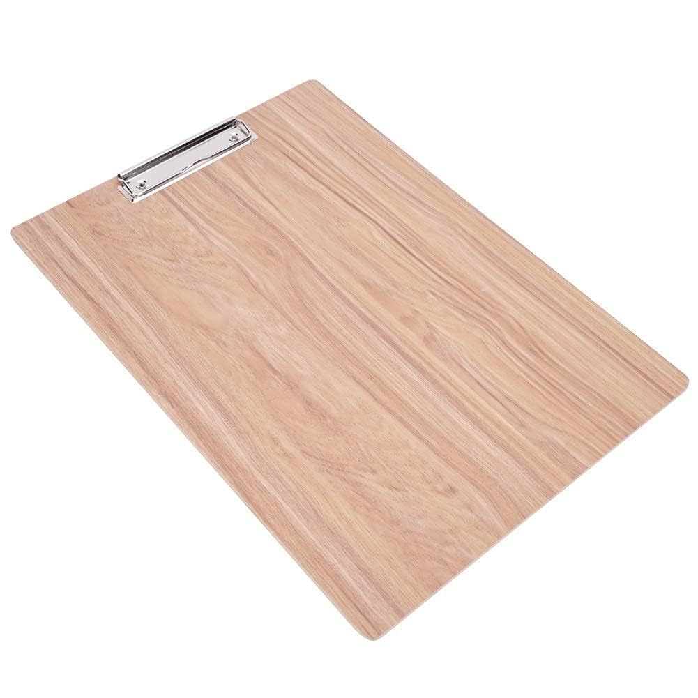 HERCHR Appunti per schizzi in legno, tavola da Disegno in Legno per artisti 8K, Impermeabile Viaggio Pittura Tavola, Blocco da disegno in legno Con Clip in metallo per Classe Studio
