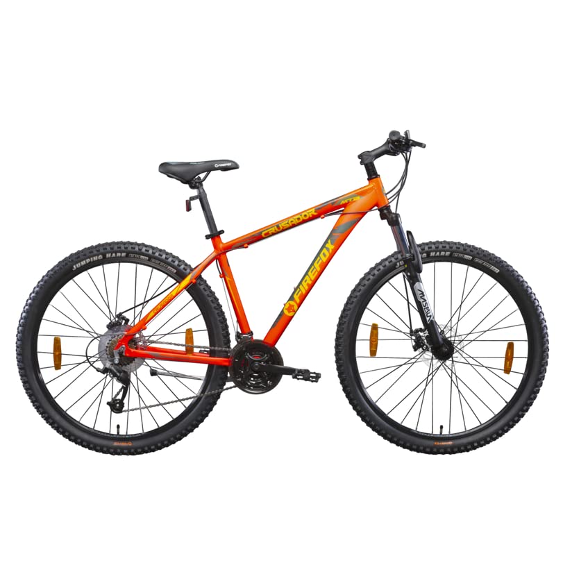 Image of Firefox Crusador 29 D Unisex 29 D Mountain Bike Speed Gear - 21 Speedgears Suspension- Zoom Alloy Suspension, 80Mm Travel Color- Orange