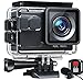 Produktbild Action Cam AC700 4K 20MP WiFi Unterwasserkamera Ultra HD Wasserdicht 40M Sportkamera 2.0'LCD 170° Weitwinkel 2.4G Fernbedienung 2 1050mAh Akkus und viel Zubehör