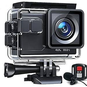 Action Cam AC700 4K 20MP WiFi onderwatercamera Ultra HD waterdicht 40M sportcamera 2.0’LCD 170° groothoek 2.4G…