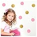 Produktbild Wandaro Wandtattoo 100 Kreise I Gold 5cm Durchmesser I Aufkleber Kinderzimmer selbstklebend Kinder Punkte Wandaufkleber Wandsticker Wandtatoo runde W3288