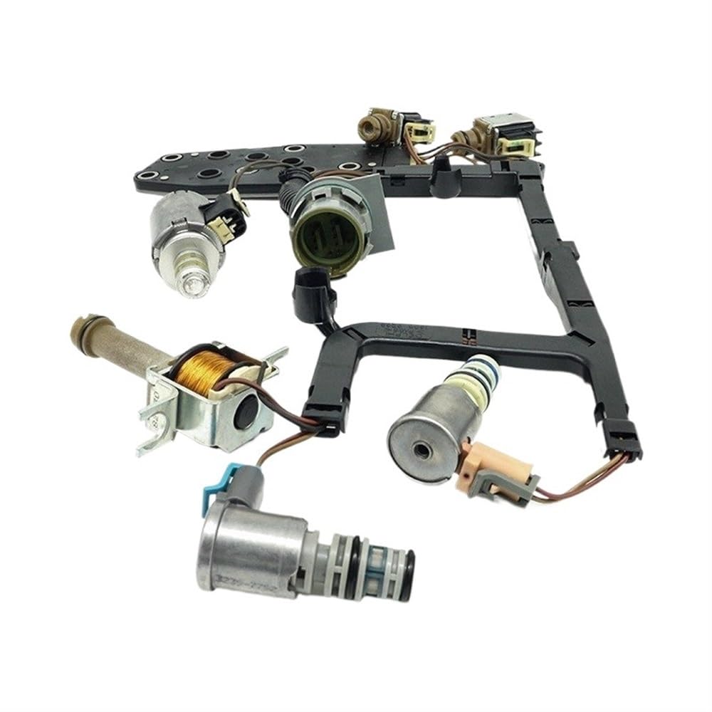 Wxnlbb 93-02 Old Version 4L60e Transmission Solenoid Valve Kit Epc Shift Tcc 3-2 Pwm Compatible With Gm Chevrolet Gmc Saab 93-05 Car Accessaries(93-02 Old Version)