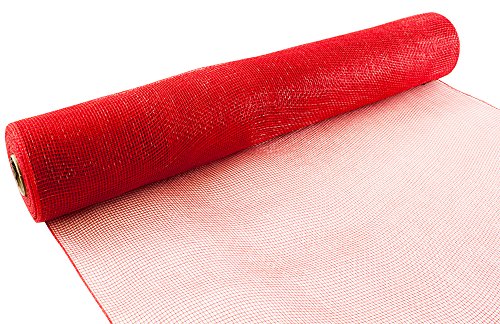 Eleganza, Mesh Decorativo, 53 cm x 9,1 m, Rosso