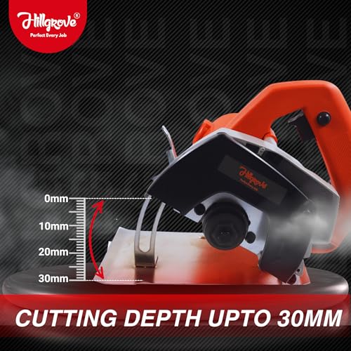 Image of Hillgrove HGCM1293M2 Cutting Machine Saw for Tile /Marble /Wood with 1Pcs Wood Cutting Wheel (1050 W)