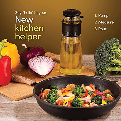 Olive Oil Dispenser Measuring Oil Dispenser Bottle for Kitchen