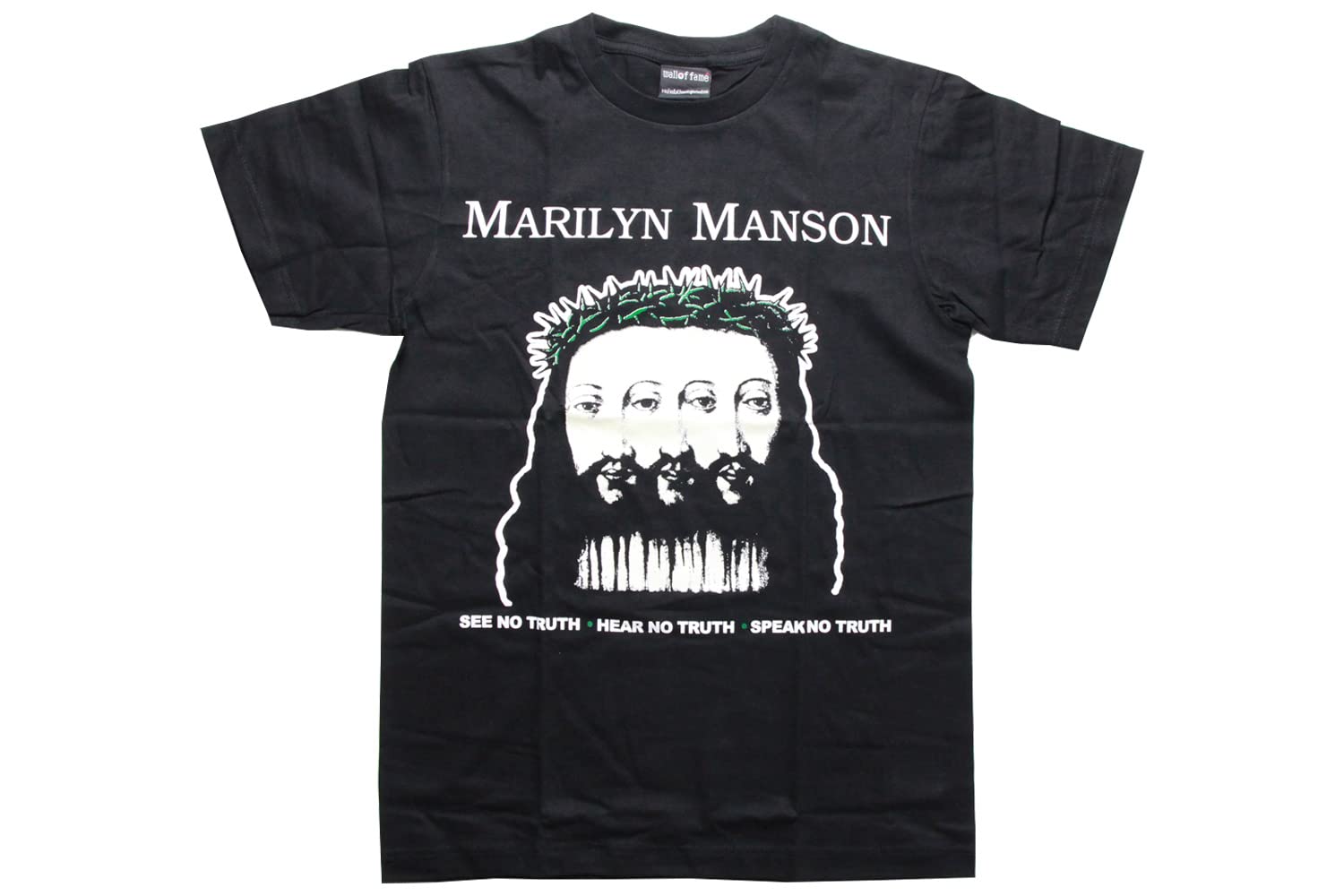 MARILYN MANSON マリリンマンソン　BELIEVE Tシャツ Amazon | [wall of fame] ロックTシャツ 半袖 Marilyn Manson