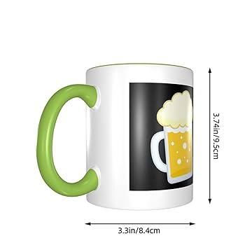 Amazon.co.jp: 生ビール柄 ジョッキビール柄 マグカップ 保温