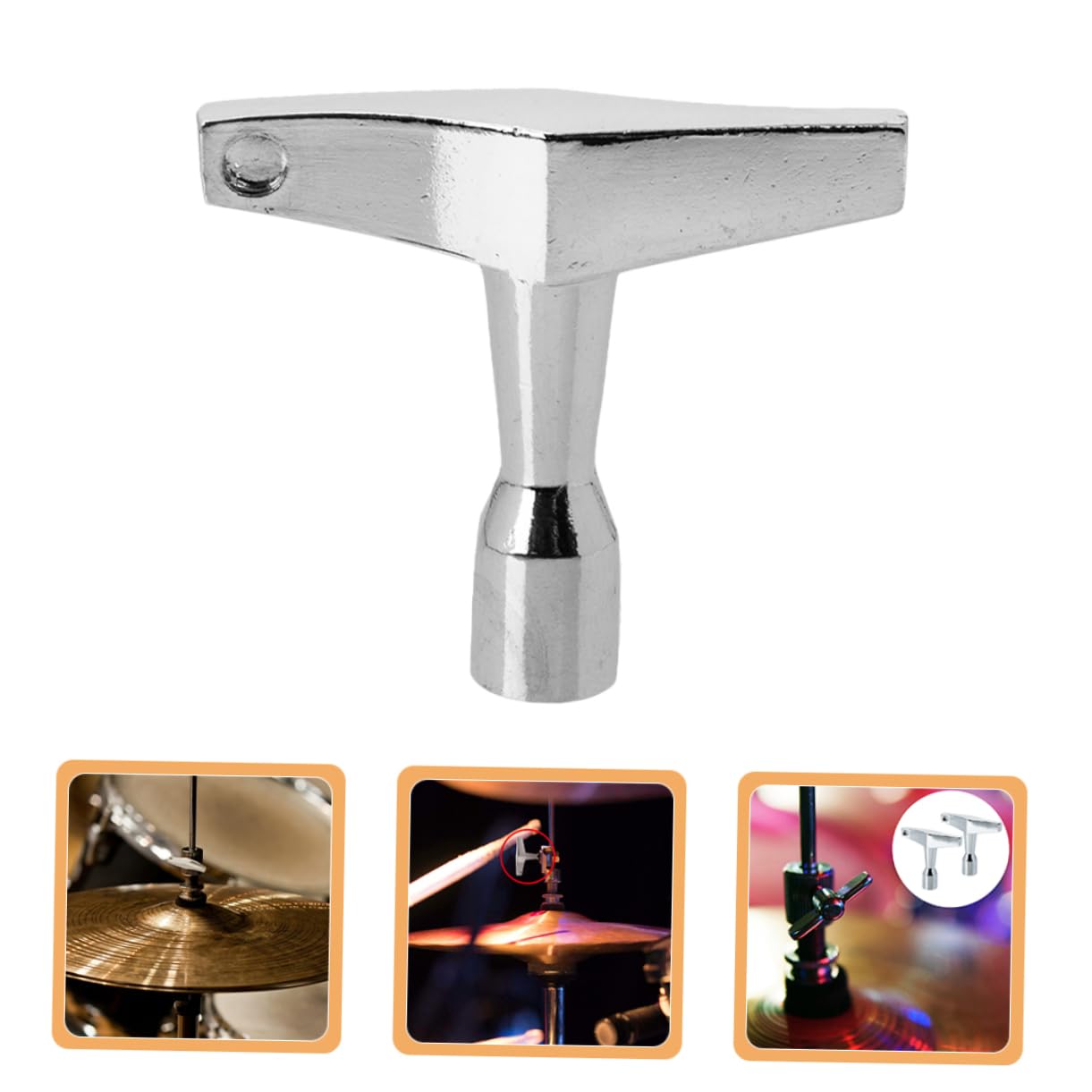 HANABASS Drum Key Tool Compact Drum Tuning Key Accessories Ergonomic Design for Quick Adjustments Essential for Musicians the Go