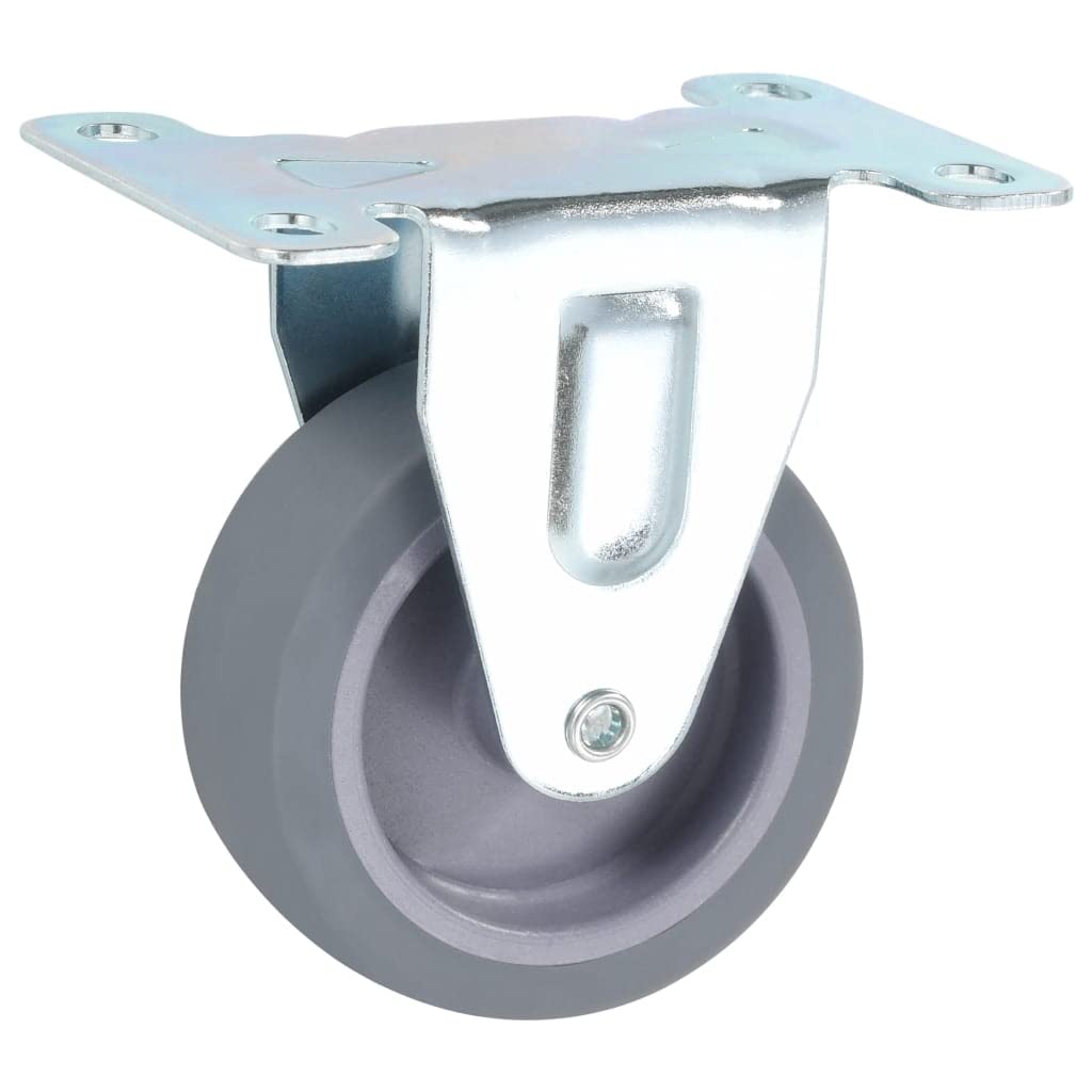 vidaXL Ruedas fijas 24 unidades 75 mm
