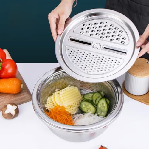 Support de rangement et lavabo multifonction en acier inoxydable pour légumes et évier