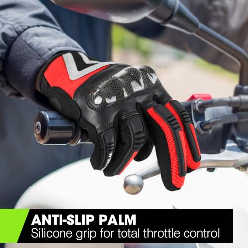 Image of WTACTFUL Lightweight Motorcycle Gloves for Men Women Touchscreen Summer