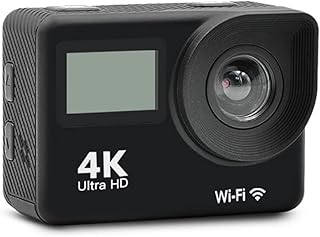 4K Ultra HD Action Camera Double 2.0'' IPS LCD WiFi 16MP 30M Go Waterproof Pro Sport DV Helmet Video Camera with Remote Control