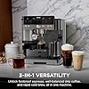 Ninja Luxe Café 3-in-1 Espresso, Drip Coffee and Cold Brew Machine | Intergrated Coffee Grinder, Milk Frother, Assisted Tamper & Built-In Espresso Accessory Storage | Stainless Steel | ES601
