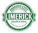 Produktbild Limerick City Ireland Grunge Travel Stamp Hochwertigen Auto-Autoaufkleber 12 x 10 cm