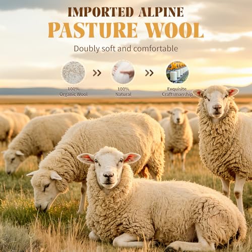 Luxury 100% Organic Wool Mattress Topper