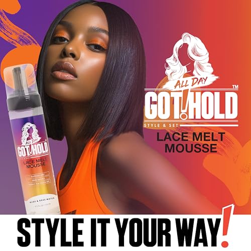 Image of Lace Melt Mousse 8.5 Fl Oz | Smooth Lace Blend & Frizz Control, Quick Dry, Aloe & Rose Water, Vegan, Cruelty Free