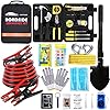 HAIPHAIK Car Emergency Roadside Kit – Auto Vehicle Safety Road Side Assistance Kits Jumper Cables Set 11.8 Foot (Upgrade…