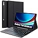 Earto Tastiera Samsung Tab S10 Lite /S10 FE /S9 FE 10.9” /Tab S9 11”, Intelligente Touchpad, Supporto per S-Pen, 2 Canali BT, Staccabile Magnetica Tastiera per Samsung Galaxy Tab S9/S9 FE, Nero immagine