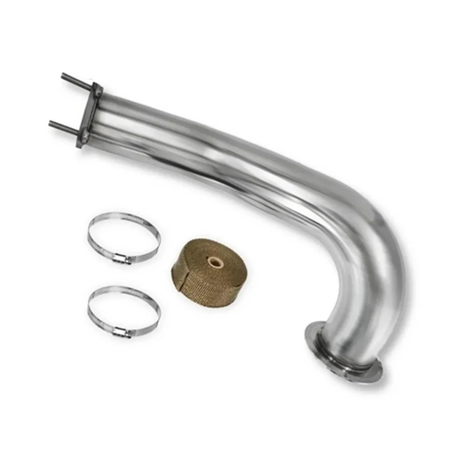 Uspuff Endrohr Edelstahl 3,5-Zoll-Auspuff-Downpipe Für Chevrolet Für Silverado Für GMC Für Sierra (2017–2023) Mit L5P Duramax 6,6-Liter-Motor(L5P EGR Downpipe)